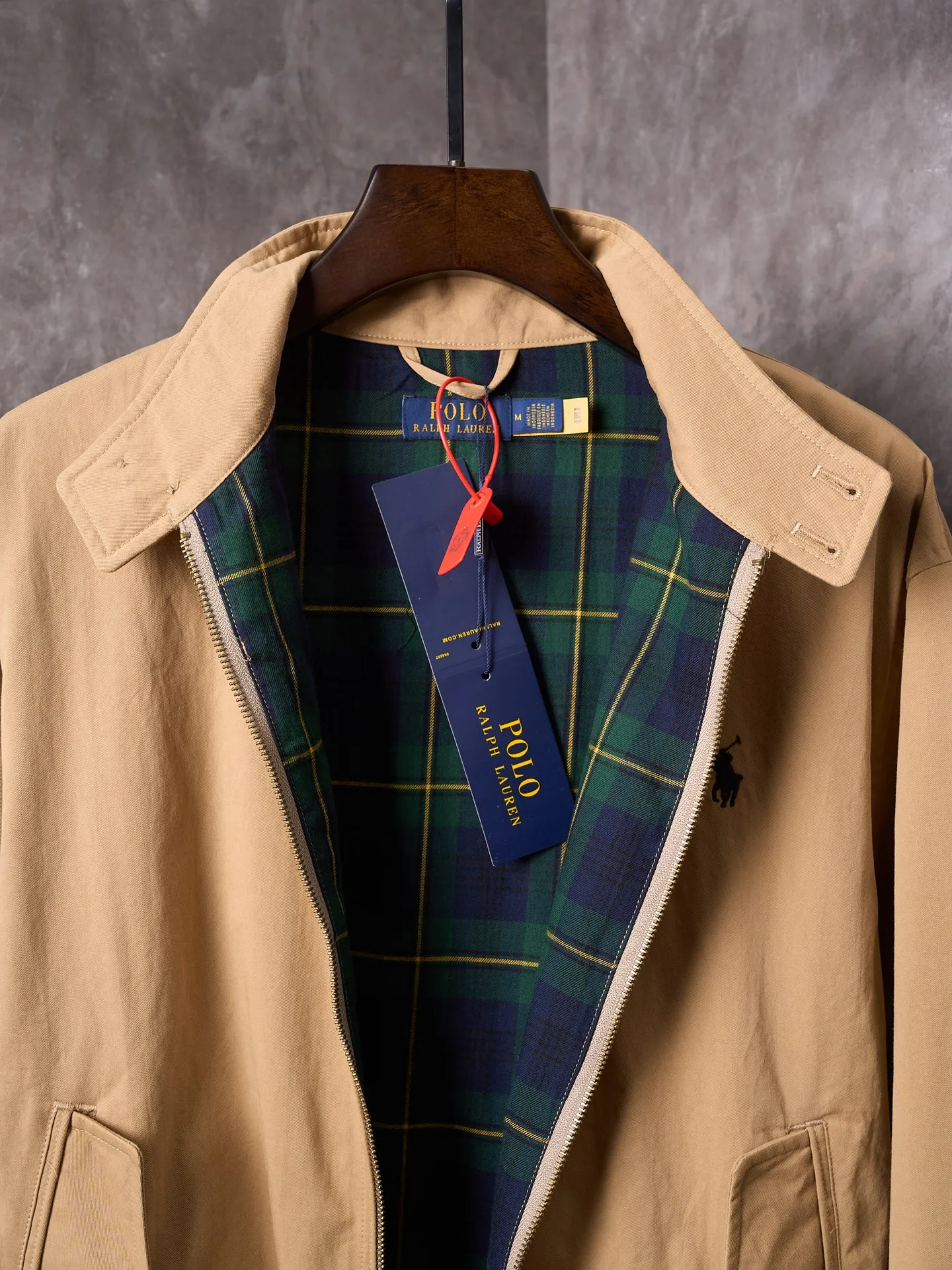 P520 Actual hanging auction】Ralph Lauren/Ralph Lauren embroidered zipper jacket [ready in stock] S M L XL
